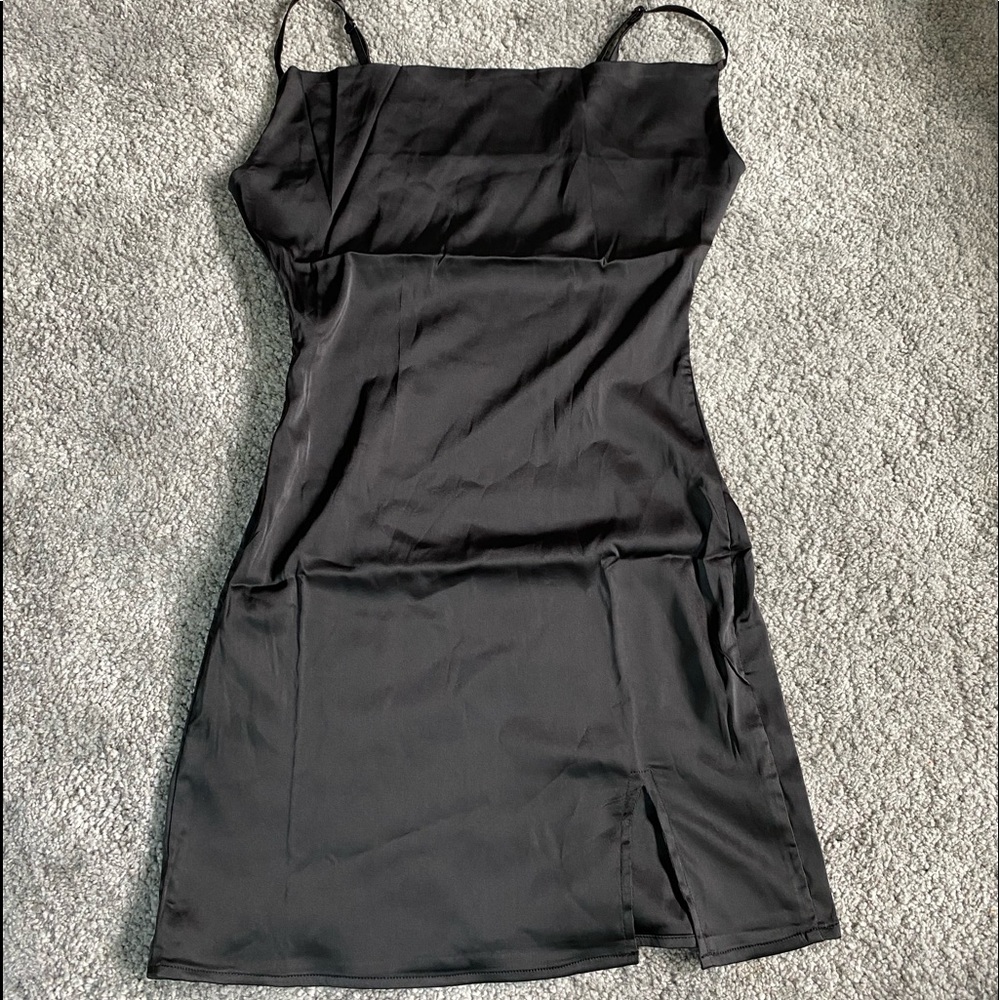 SHEIN Satin mini slip dress